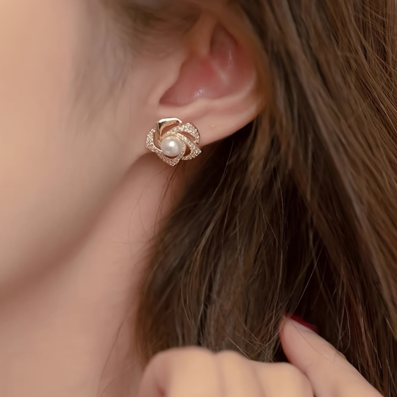 Aretes de Perlas Lujo Absoluto – Bañado en oro de 18k