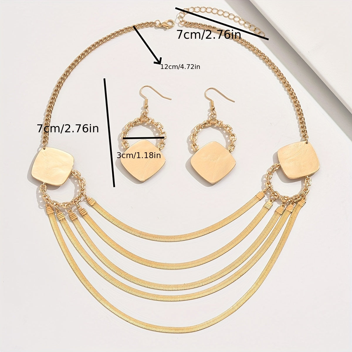 Conjunto Corazón de Oro – Bañado en oro de 18k