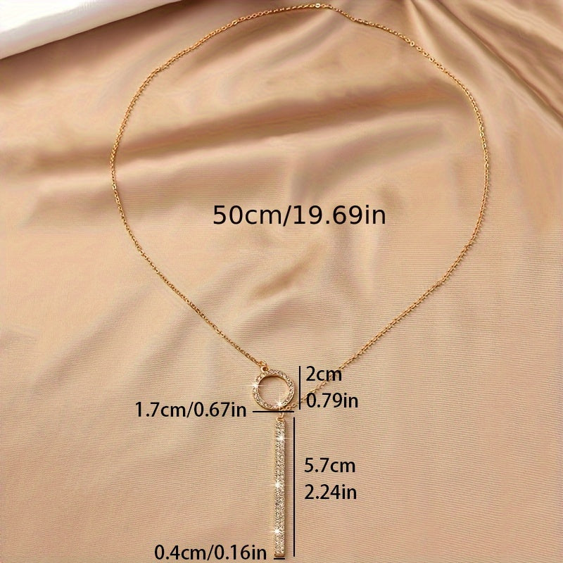 Collar con Colgante Y Modern Elegance - Chapado en oro de 18K