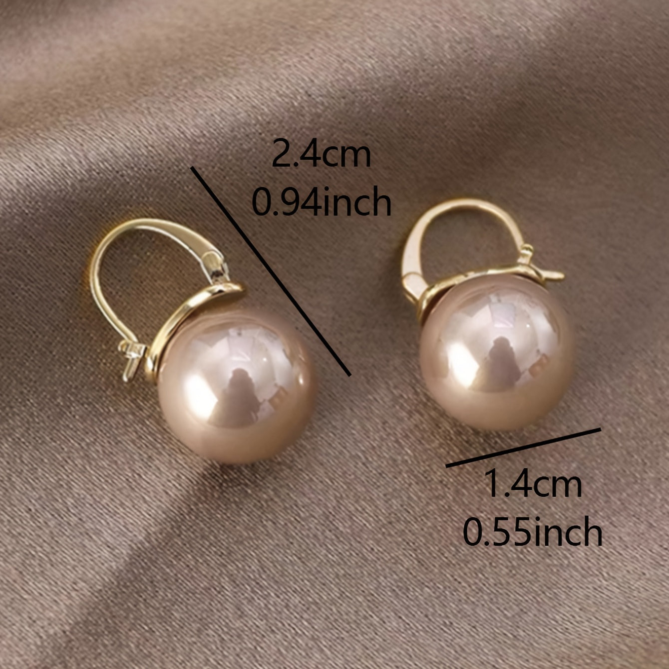 Aretes de Perlas Lujo Absoluto – Bañado en oro de 18k