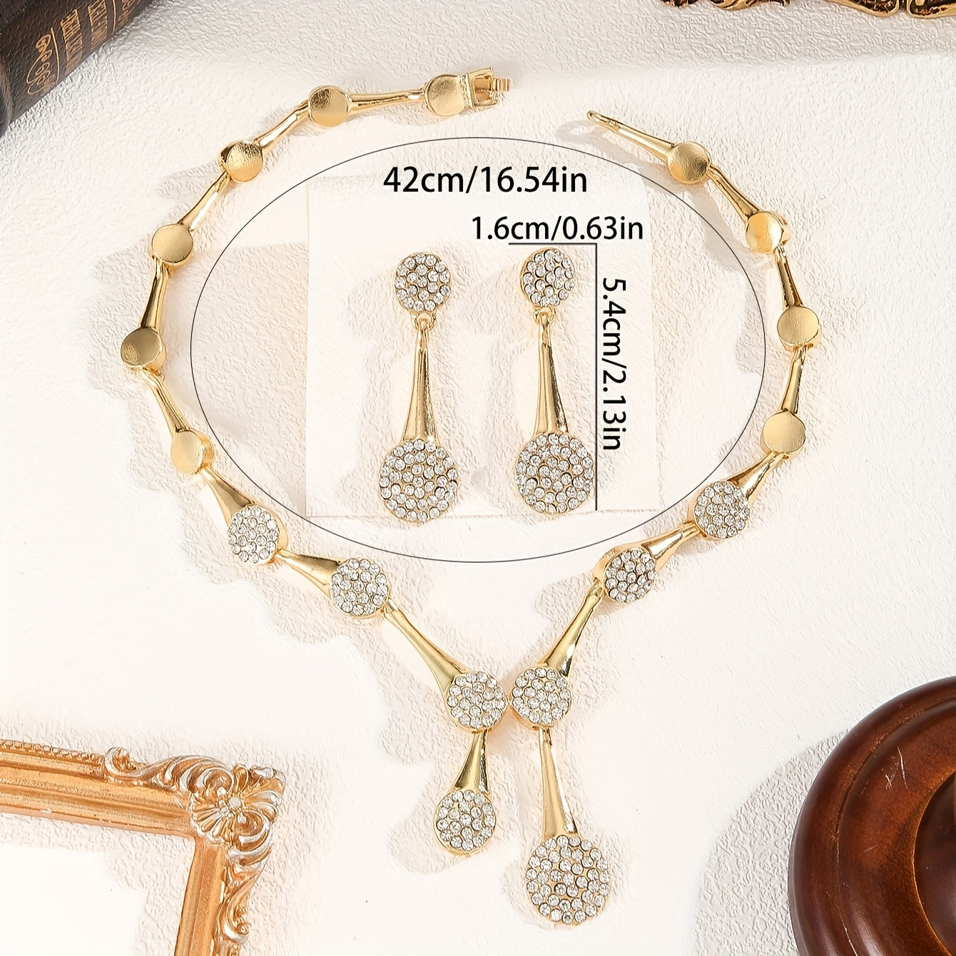 Conjunto Brillo Real – Bañado en oro de 18k