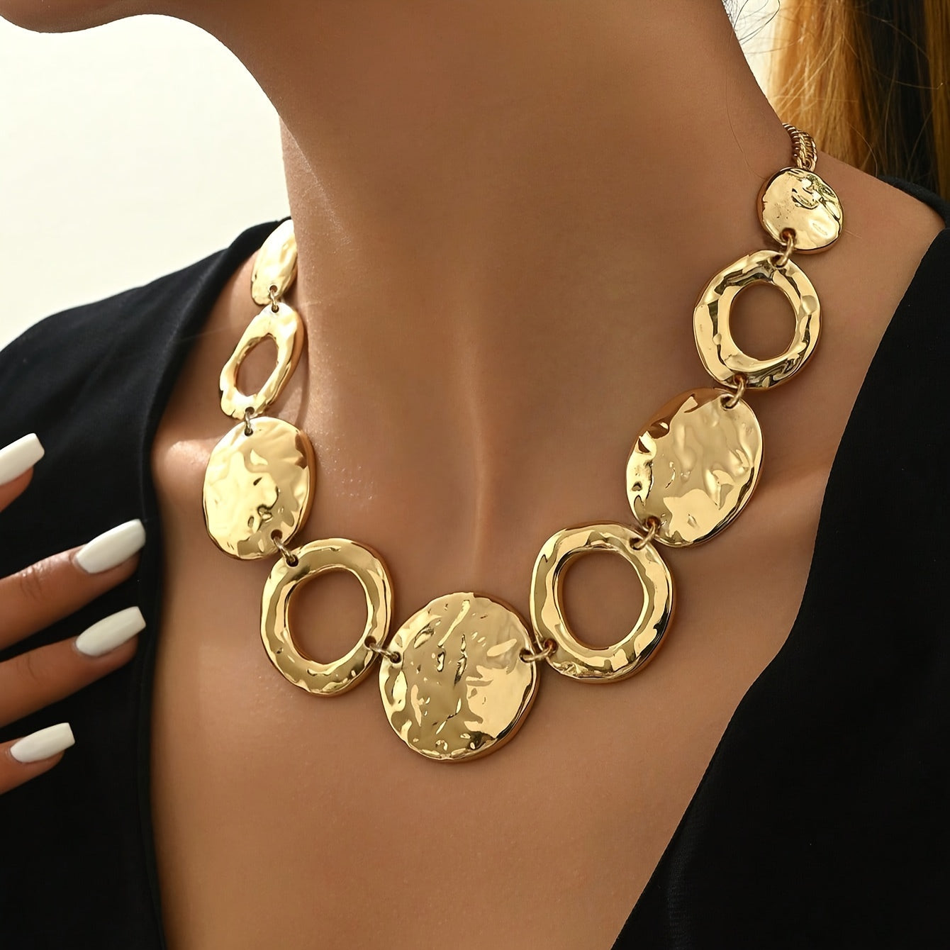 Collar Lujo Estilo Imperial – Bañado en oro de 18k