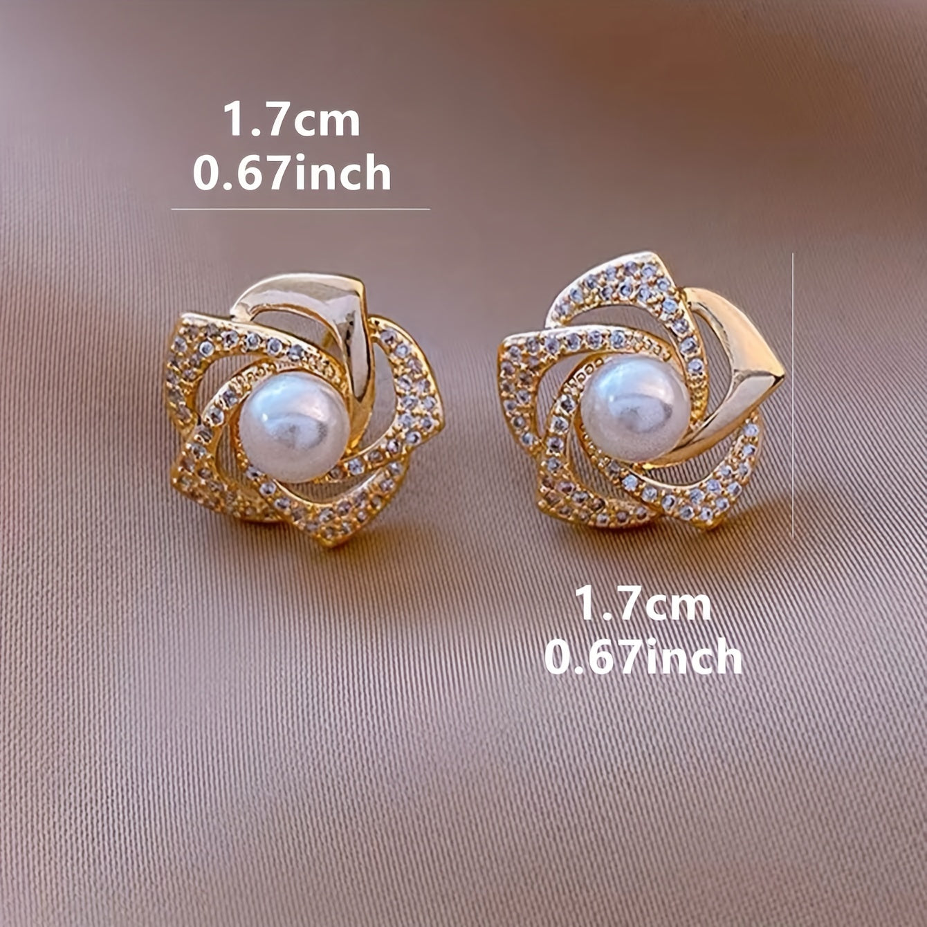 Aretes de Perlas Lujo Absoluto – Bañado en oro de 18k