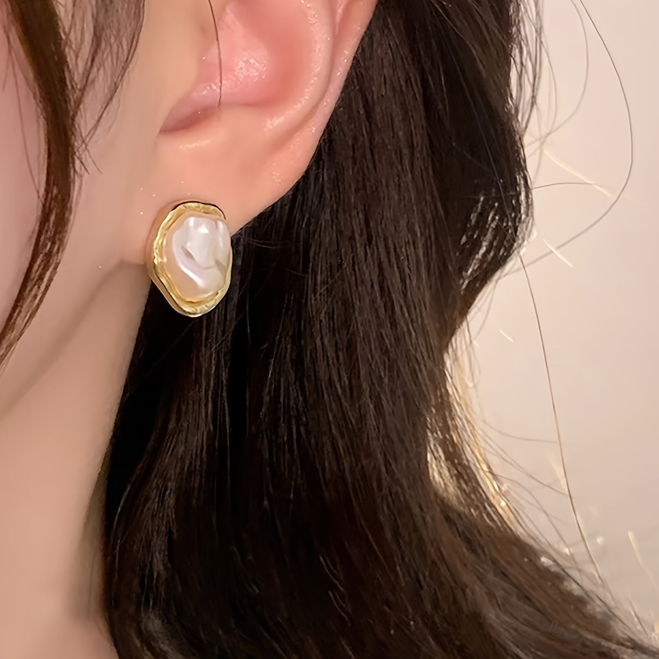 Aretes de Perlas Reina del Mar – Bañado en oro de 18k