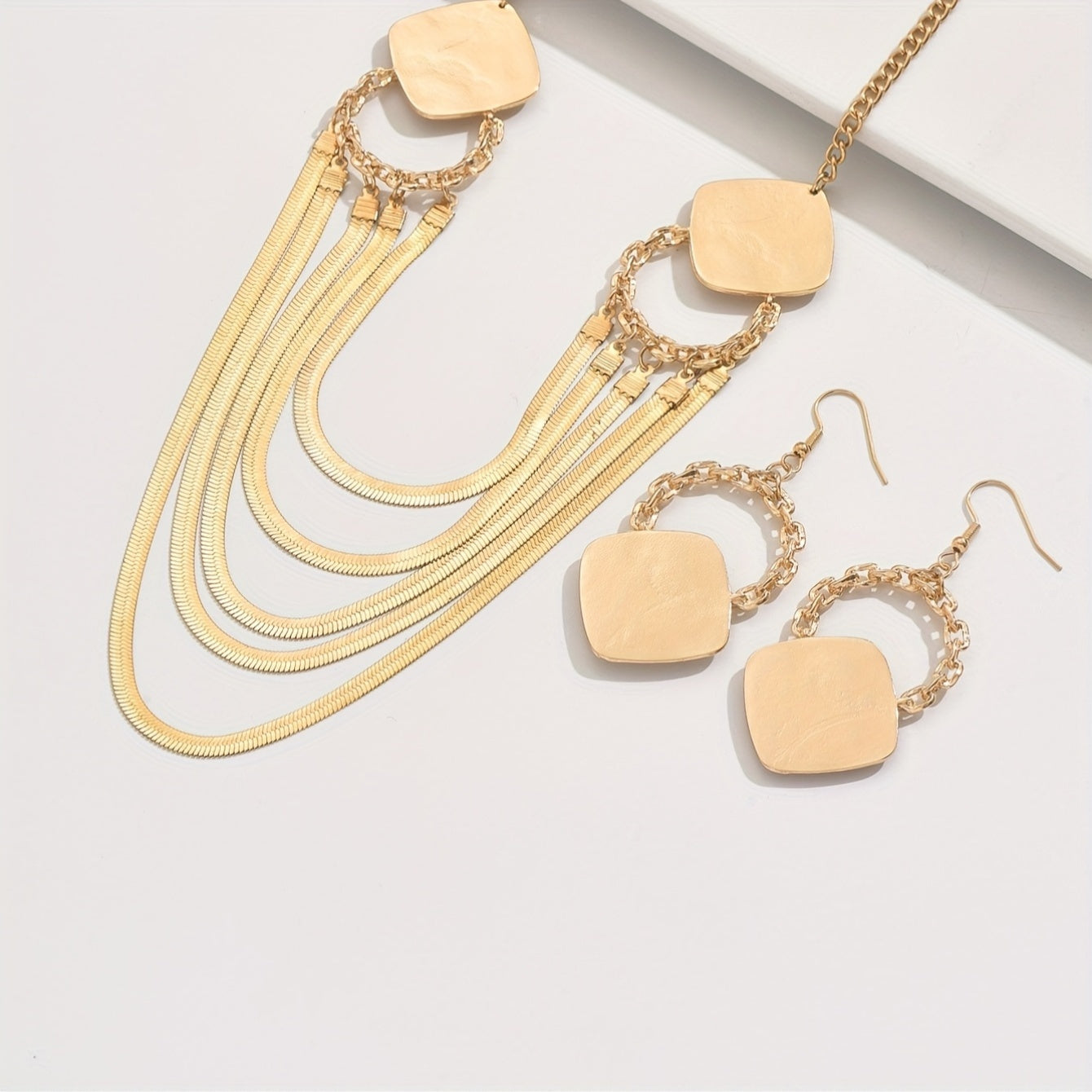 Conjunto Corazón de Oro – Bañado en oro de 18k
