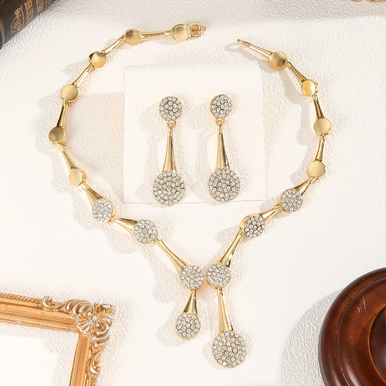 Conjunto Brillo Real – Bañado en oro de 18k