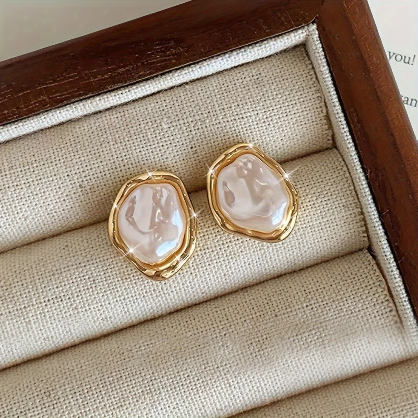Aretes de Perlas Reina del Mar – Bañado en oro de 18k