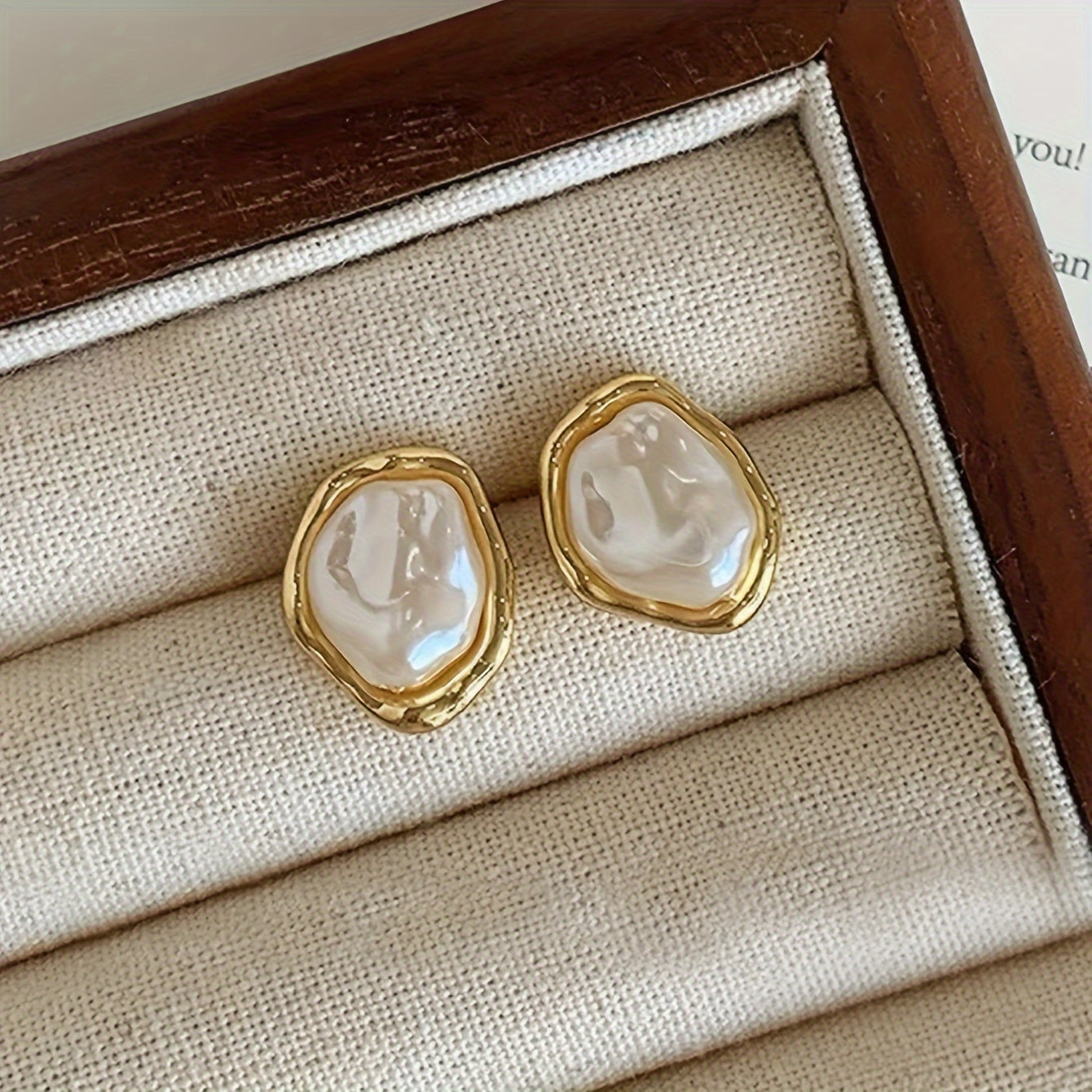 Aretes de Perlas Reina del Mar – Bañado en oro de 18k