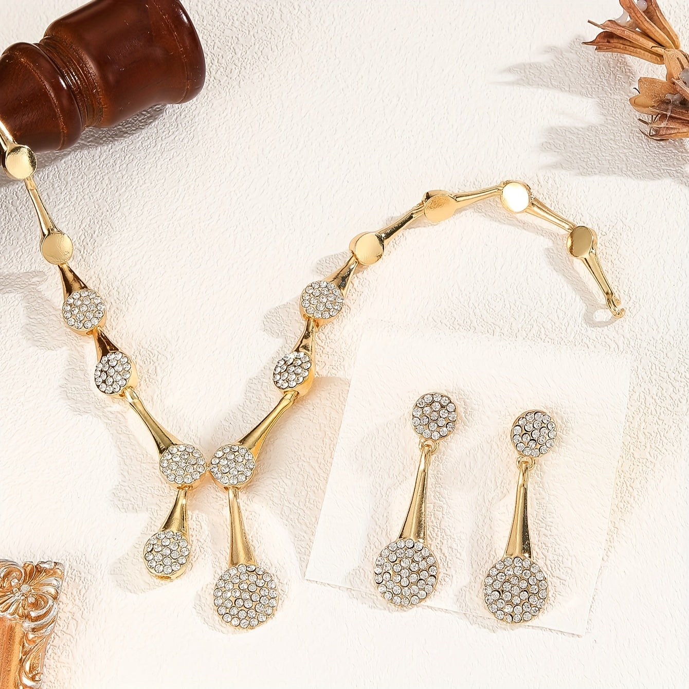 Conjunto Brillo Real – Bañado en oro de 18k