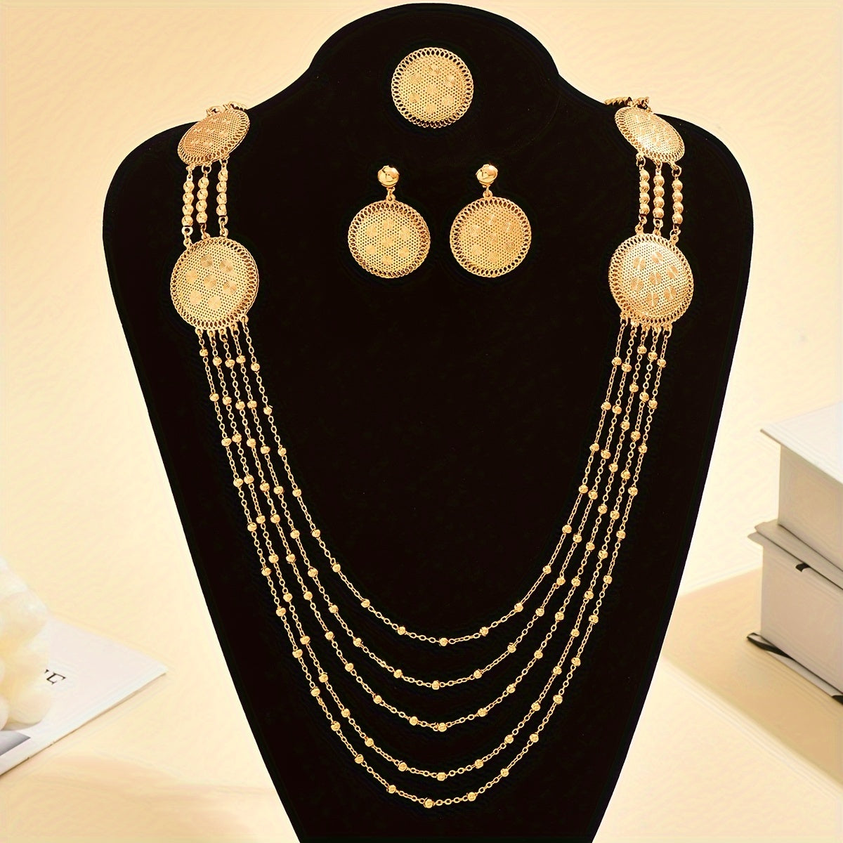 Conjunto Herencia Dorada – Bañado en oro de 18k