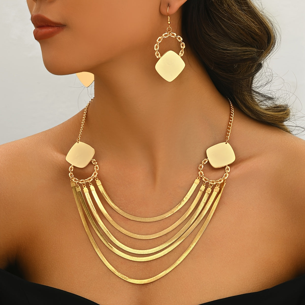 Conjunto Corazón de Oro – Bañado en oro de 18k