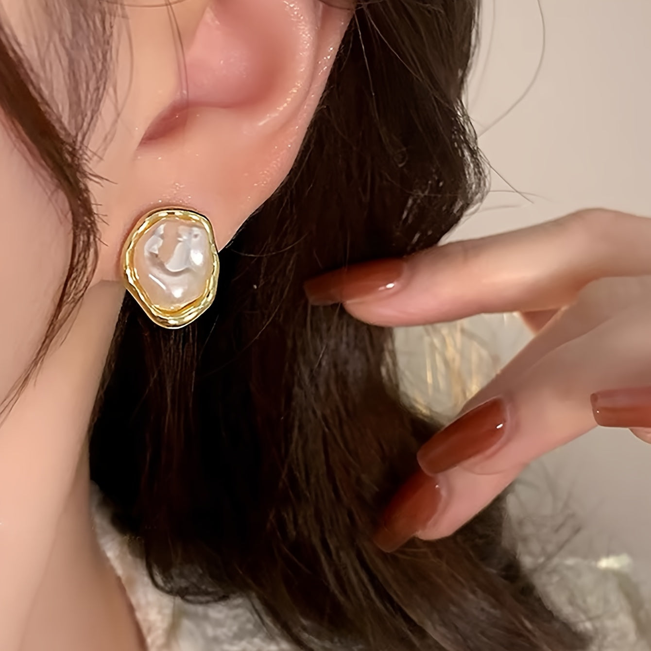 Aretes de Perlas Reina del Mar – Bañado en oro de 18k