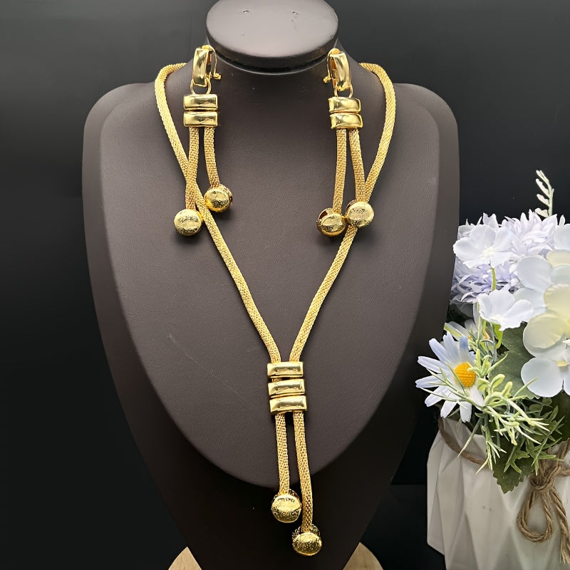Conjunto de Joyas Elegancia Atrevida - Bañado en Oro de 18K