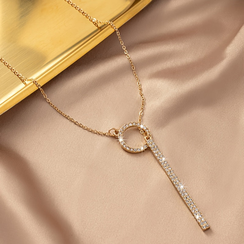 Collar con Colgante Y Modern Elegance - Chapado en oro de 18K