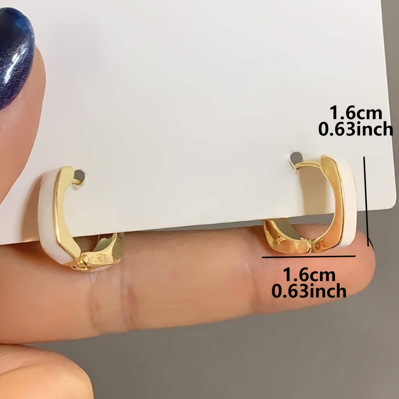 Aretes de Aro Elegancia Real – Bañado en oro de 18k