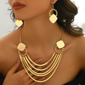 Conjunto Corazón de Oro – Bañado en oro de 18k