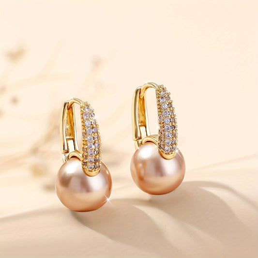 Aretes de Perlas Majestad Suprema – Bañado en oro de 18k