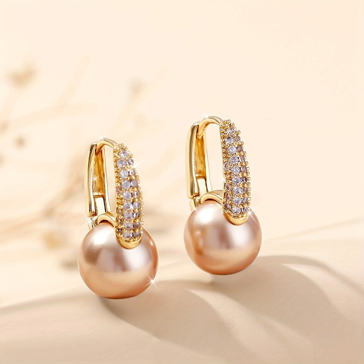 Aretes de Perlas Majestad Suprema – Bañado en oro de 18k