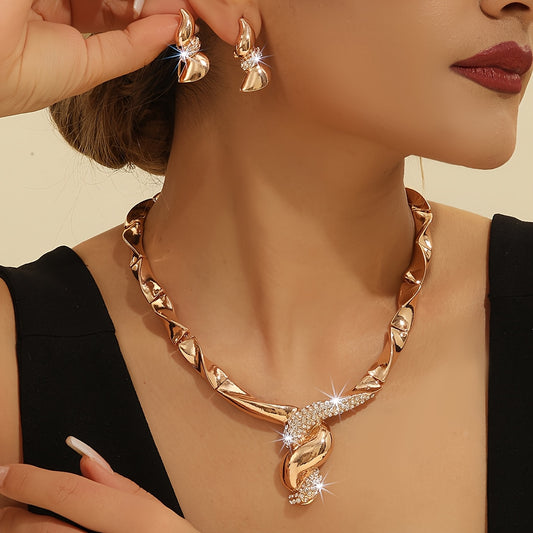 Conjunto Esencia Circular – Bañado en oro de 18k