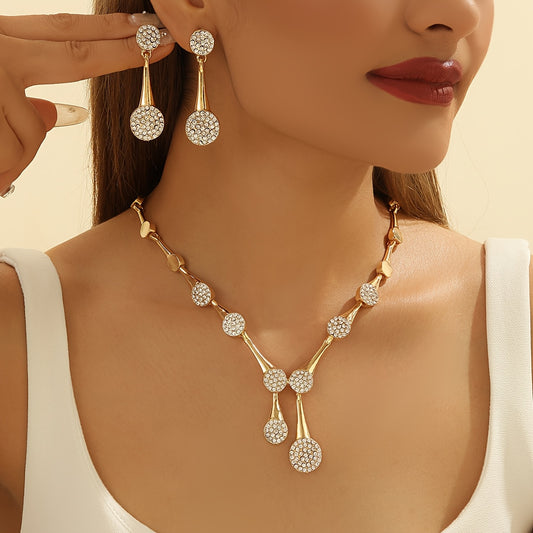 Conjunto Brillo Real – Bañado en oro de 18k