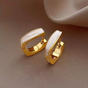 Aretes de Aro Elegancia Real – Bañado en oro de 18k