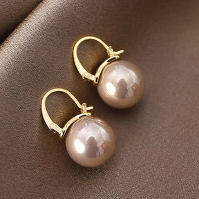 Aretes de Perlas Lujo Absoluto – Bañado en oro de 18k