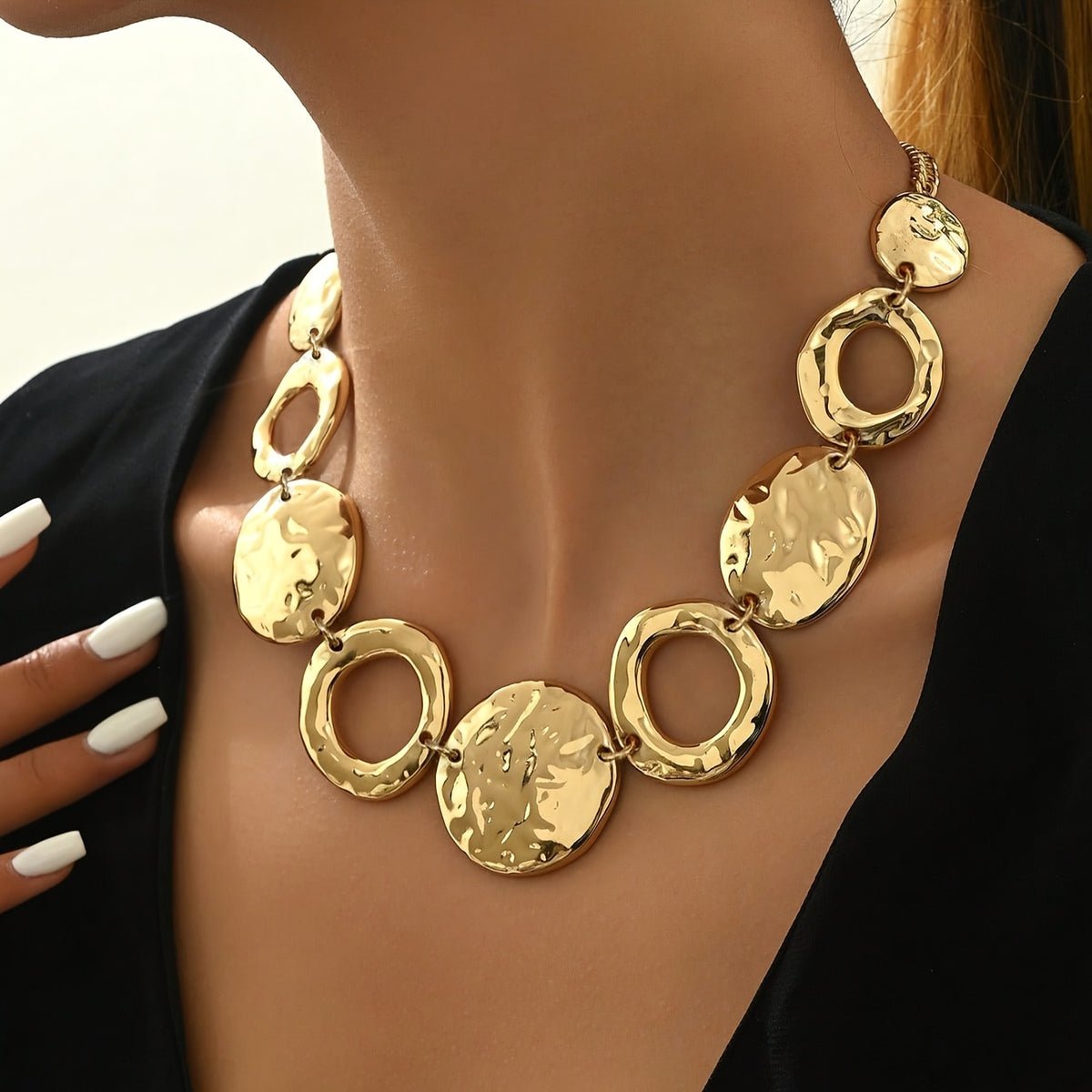 Collar Lujo Estilo Imperial – Bañado en oro de 18k