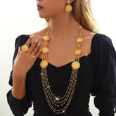 Conjunto Herencia Dorada – Bañado en oro de 18k