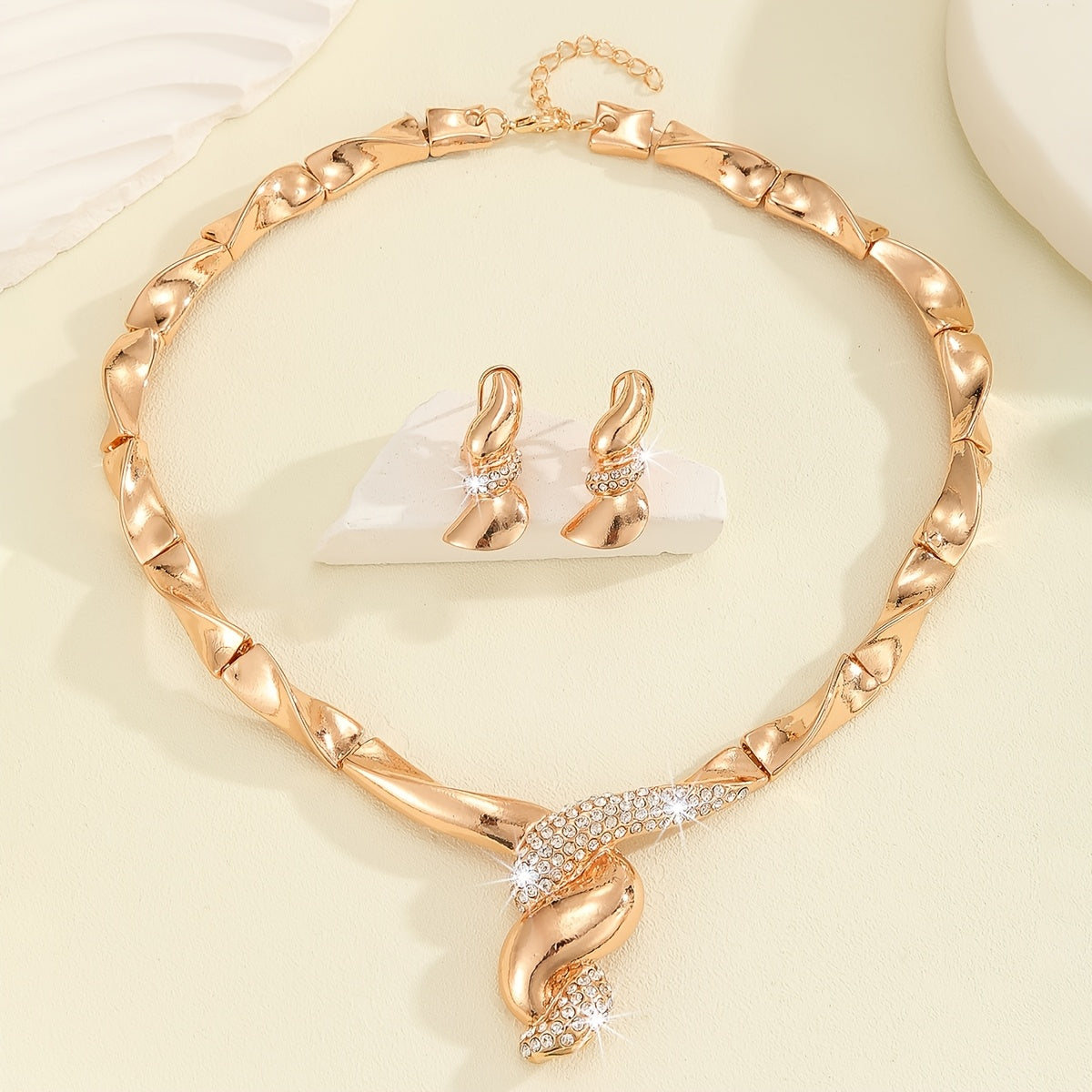 Conjunto Esencia Circular – Bañado en oro de 18k