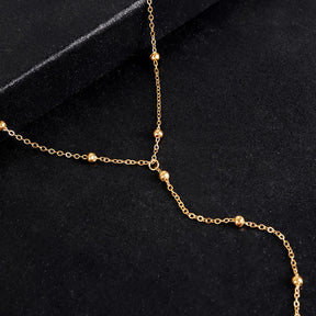 Collar Doble Y Con Gargantilla Serena - Bañado en oro de 18k