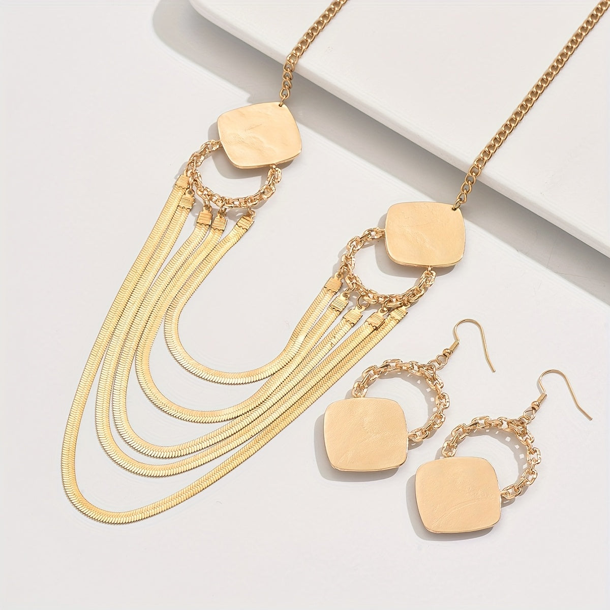 Conjunto Corazón de Oro – Bañado en oro de 18k