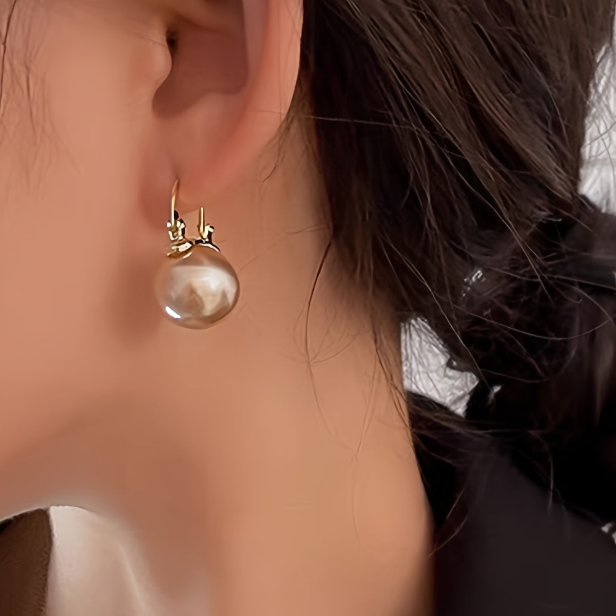 Aretes de Perlas Lujo Absoluto – Bañado en oro de 18k