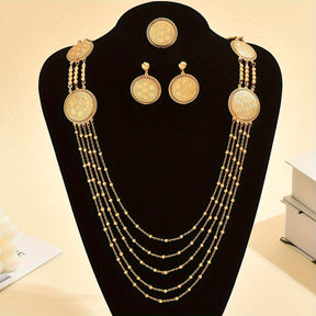 Conjunto Herencia Dorada – Bañado en oro de 18k