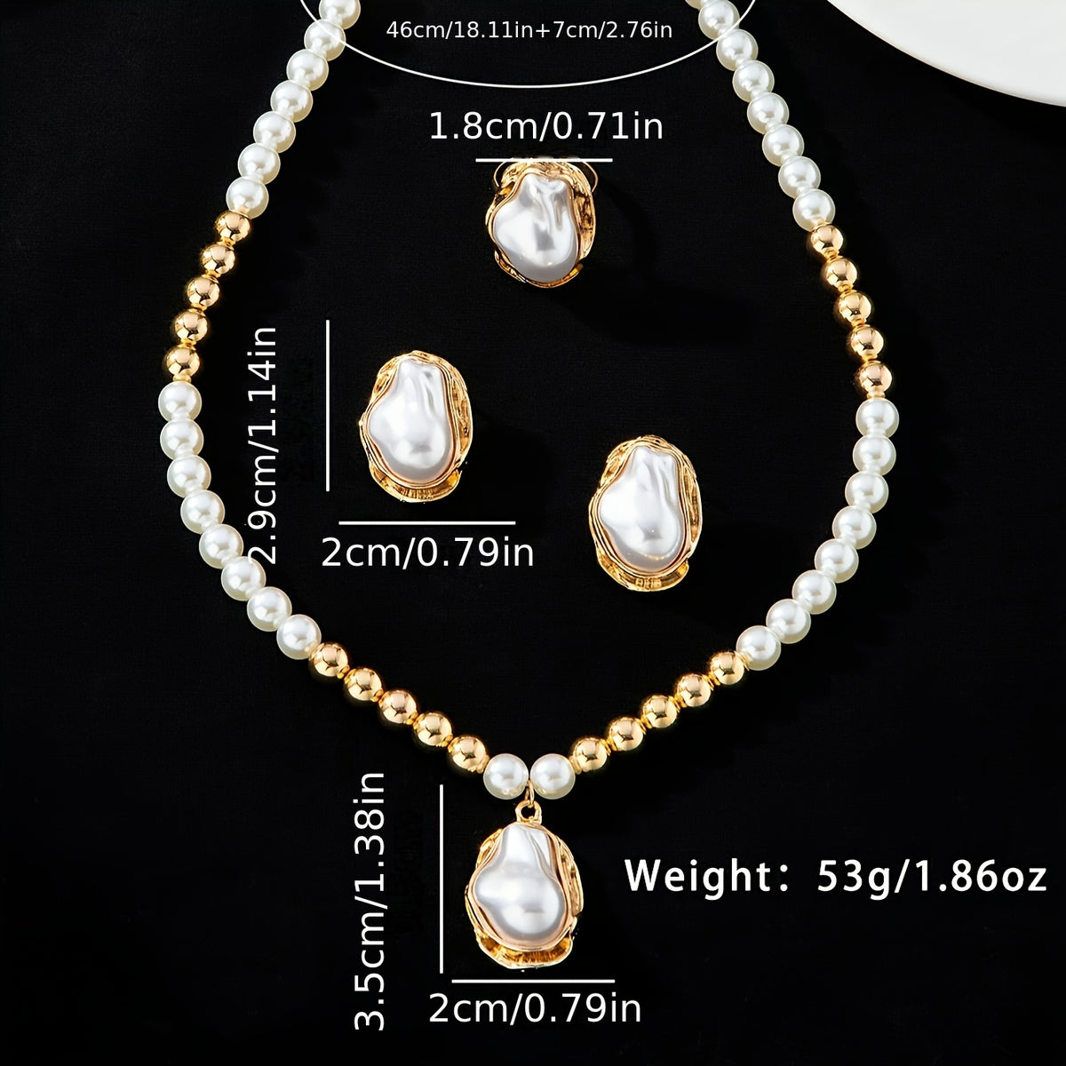 Conjunto Elegance Dorado – Bañado en oro de 18k