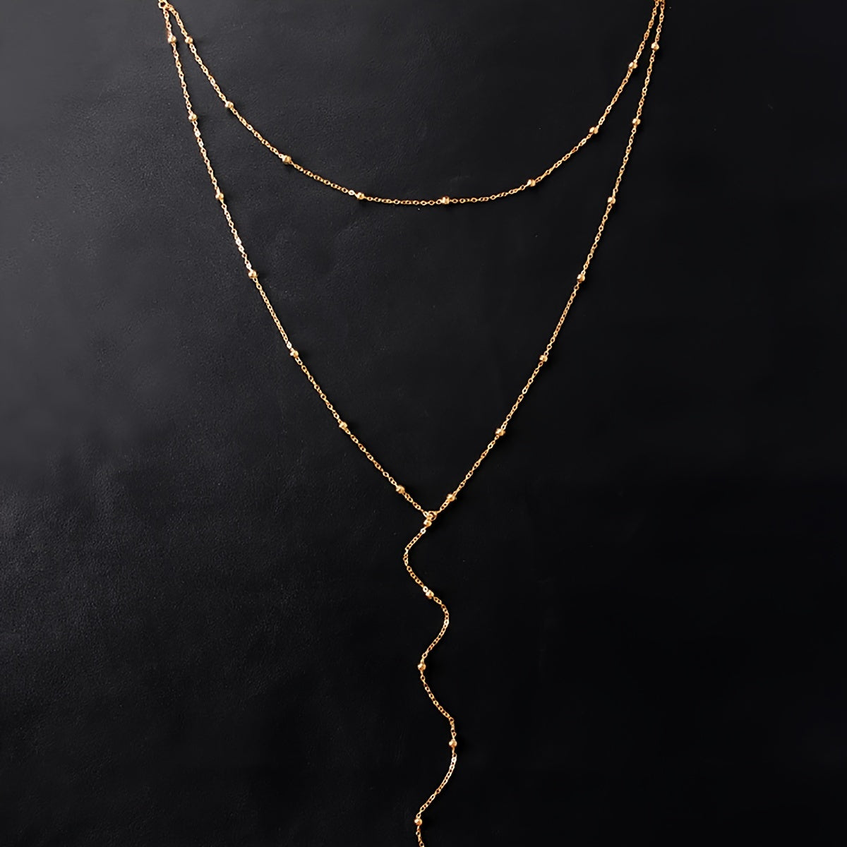 Collar Doble Y Con Gargantilla Serena - Bañado en oro de 18k