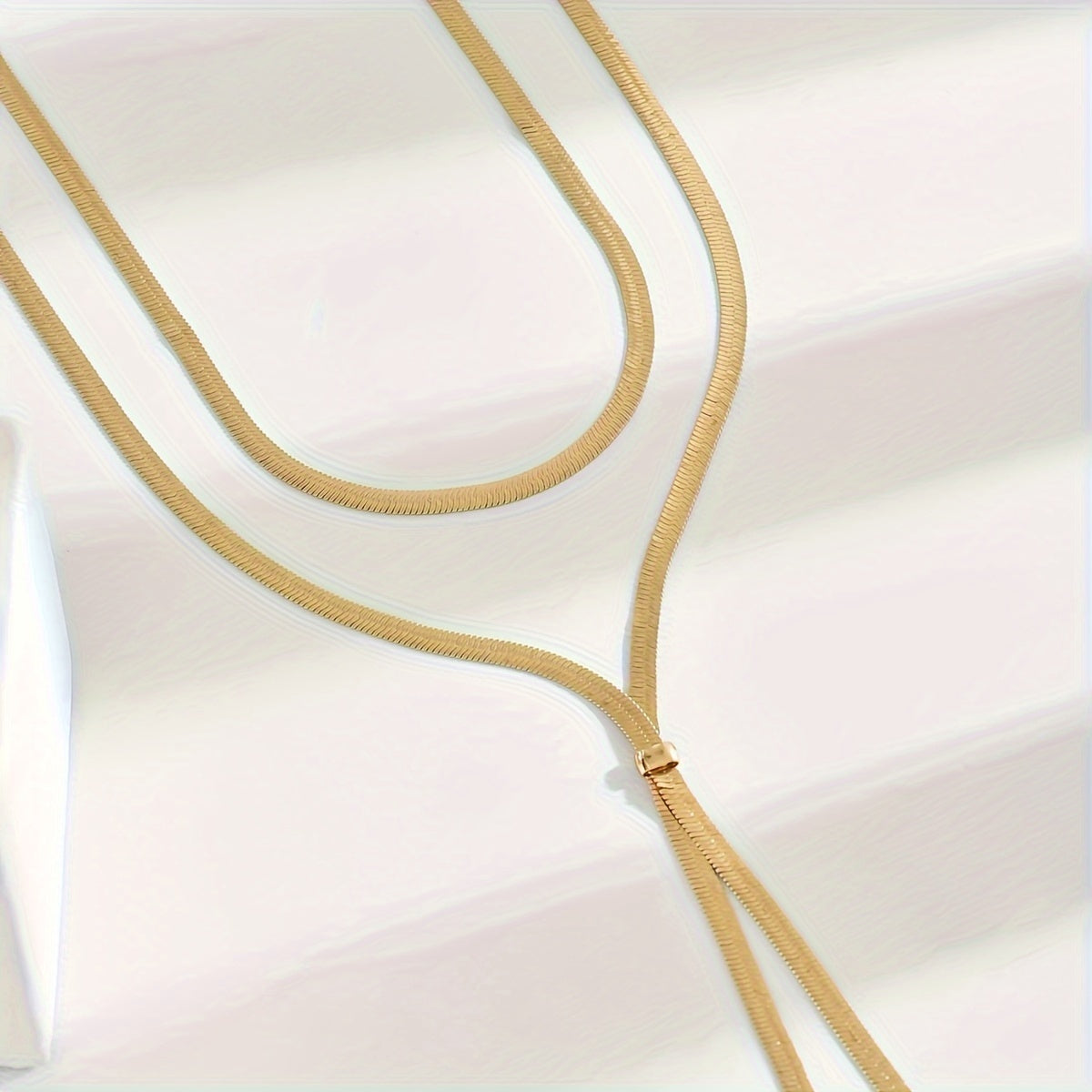 Collar Doble Y Con Colgante Fino Encanto – Bañado en oro de 18k