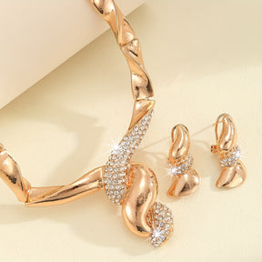 Conjunto Esencia Circular – Bañado en oro de 18k
